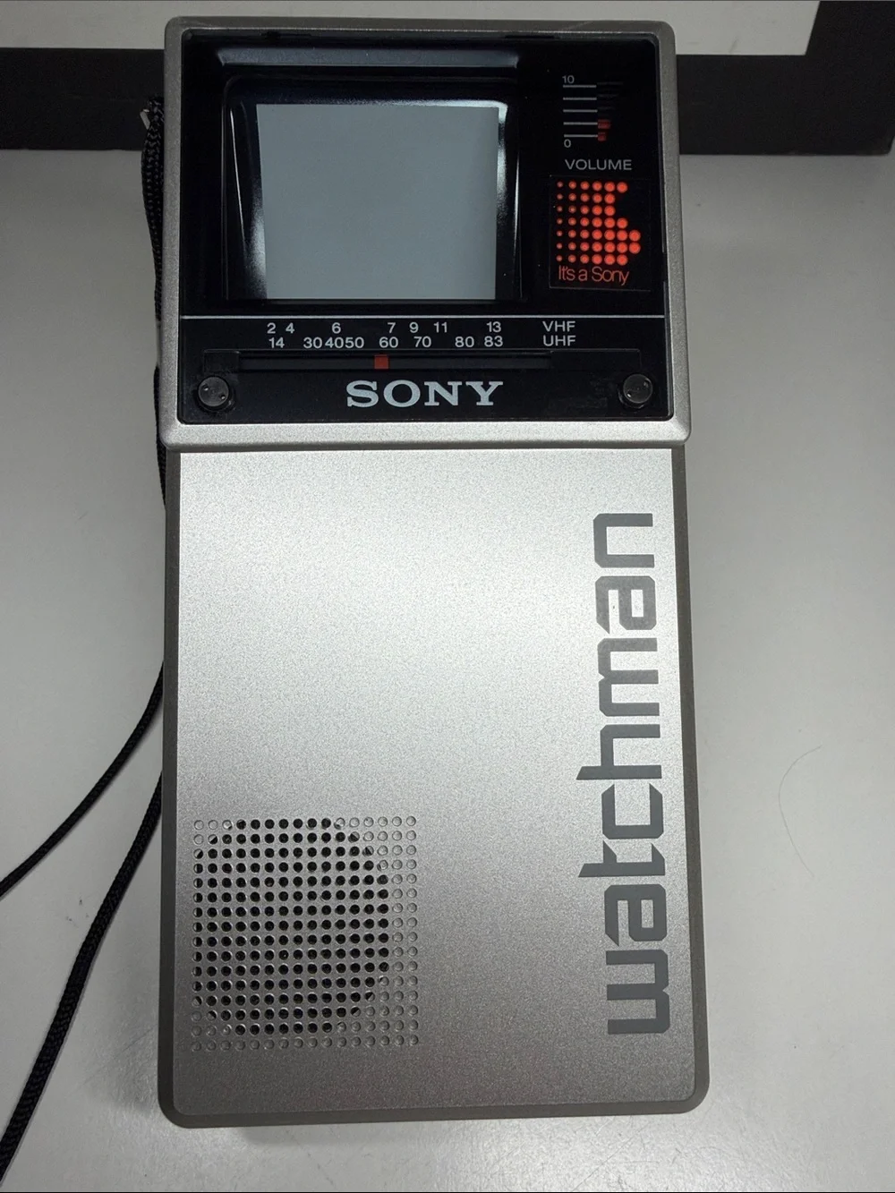 Vintage Sony Watchman FD-20A Mini Portable CRT Television,